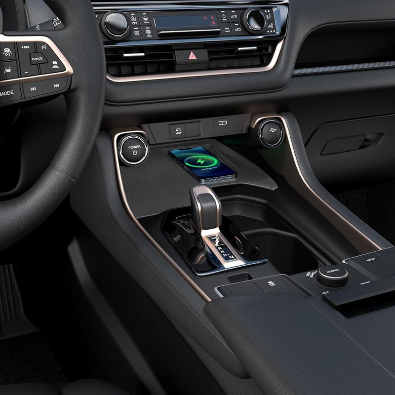 HOUCLEMIC Wireless Charging Anti-Slip Mat for Grand Highlander Accessories, Black Silicone Protective Pad for 2026 2025 2024 Grand Highlander Accessories - Image 5